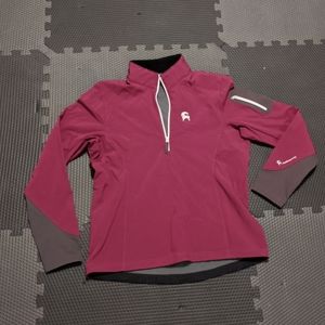 1/4 Zip Pullover Maroon